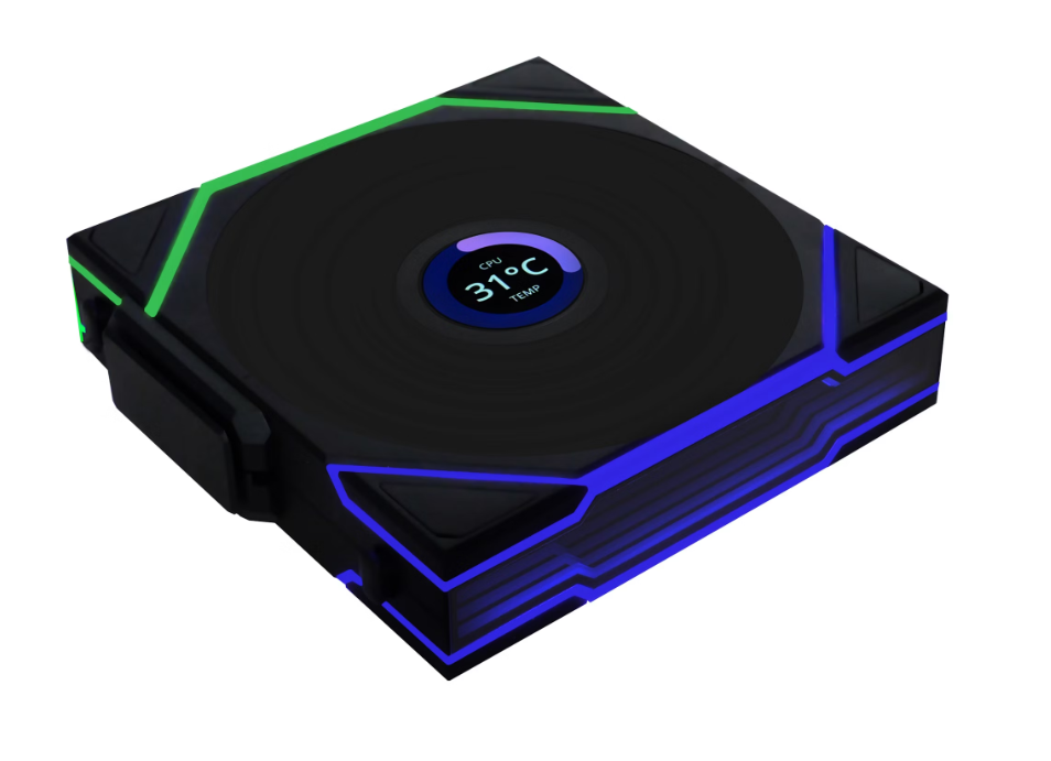 UNI FAN TL Sans fil LCD ARGB PWM - 120mm - Noir