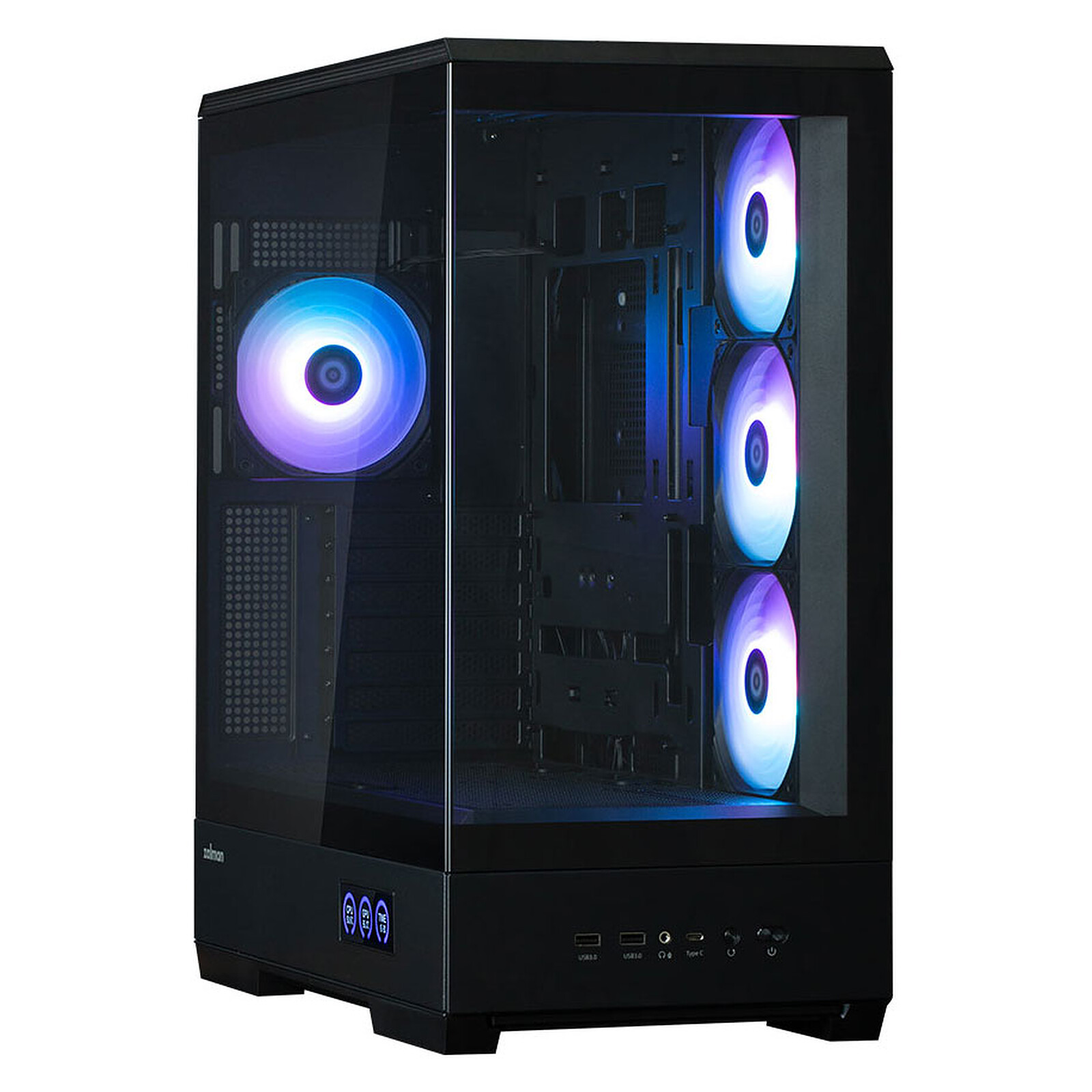 P50 DS RGB Noir - MT/Sans Alim/ATX