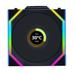 UNI FAN SL LCD ARGB PWM - Sans Fil 120mm - Noir