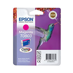 Cartouche Claria T0803 Magenta-Seconde Vie-Etat Satisfaisant