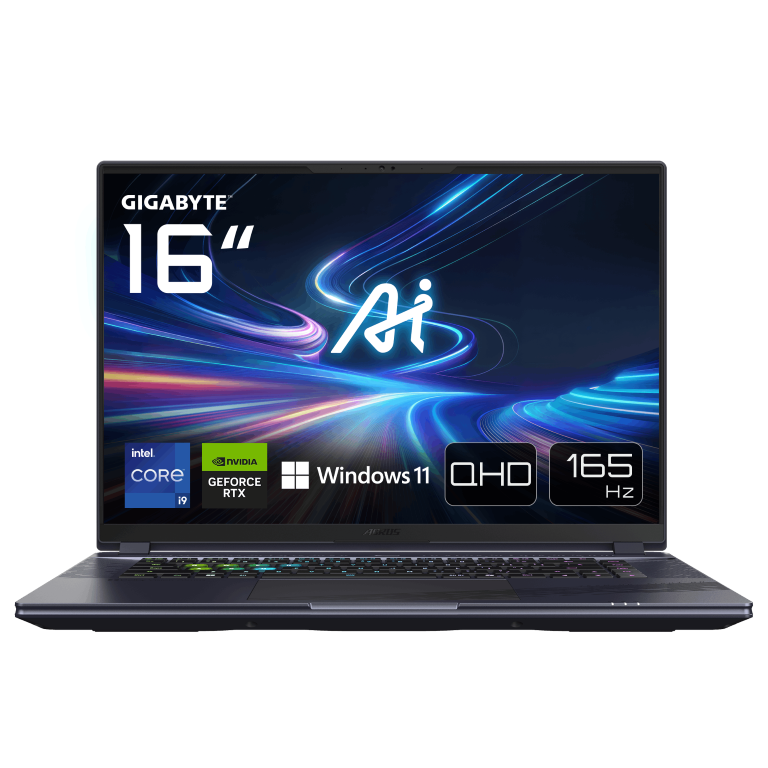 Aorus 16" QHD+ 165Hz/i9-14900HX/4070/32G/2To/W11-Seconde Vie-Très Bon Etat