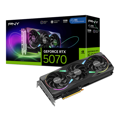 GeForce RTX 5070 12GB ARGB Overclocked Triple Fan