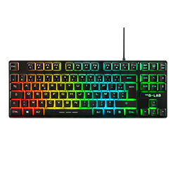 Keyz Caesium - Noir/RGB/Filaire/USB