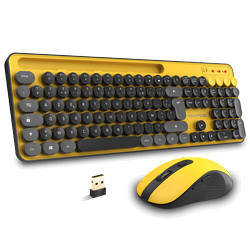 PEP'S WIRELESS sans fil/Silencieux/Jaune Gris Noir