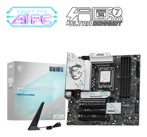 B860M GAMING PLUS WIFI - B860/LGA1851/DDR5/mATX-Seconde Vie-Etat Satisfaisant