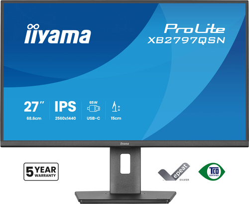 XB2797QSN-B1 27"QHD/75Hz/IPS/1ms/Pivot/USB-C 65W