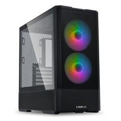 LANCOOL 207 Black - MT/Sans Alim/ATX