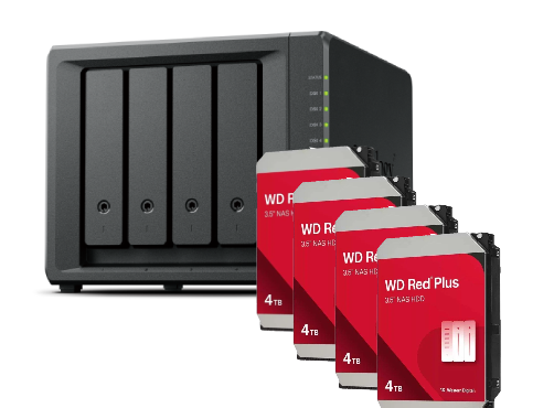 DS425+ - 4 Baies avec 4 disques de 4To RED Plus
