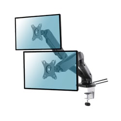 Support Full Motion 2 écrans 13" à 27" USB+AUDIO-Seconde Vie-Très Bon Etat