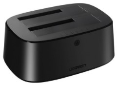 USB 3.0 vers SATA/HDD/SSD/2.5"/3.5"/1m/Noir