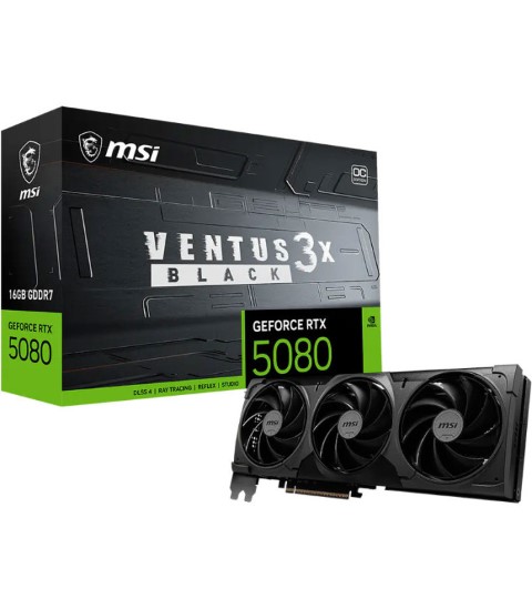 GeForce RTX 5080 16G VENTUS 3X OC BLACK