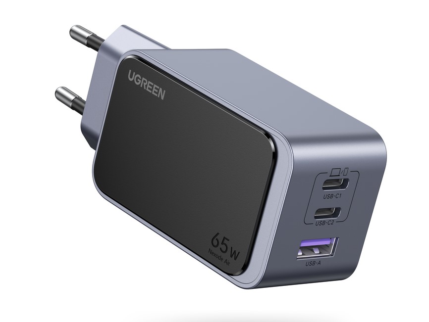 Chargeur Nexode S 65W - USB-A+2xUSB-C - Gris