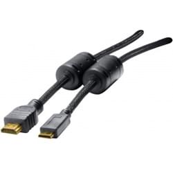 Câble mini HDMI/HDMI Highspeed mâle/mâle - 2m#