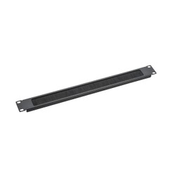 Bandeau gestion de câbles en brosse pour rack 19" 