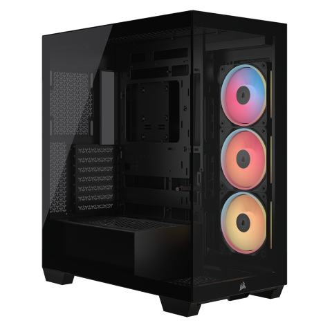 3500X LX-R RGB iCUE LINK Noir - MT/SansAlim/E-ATX