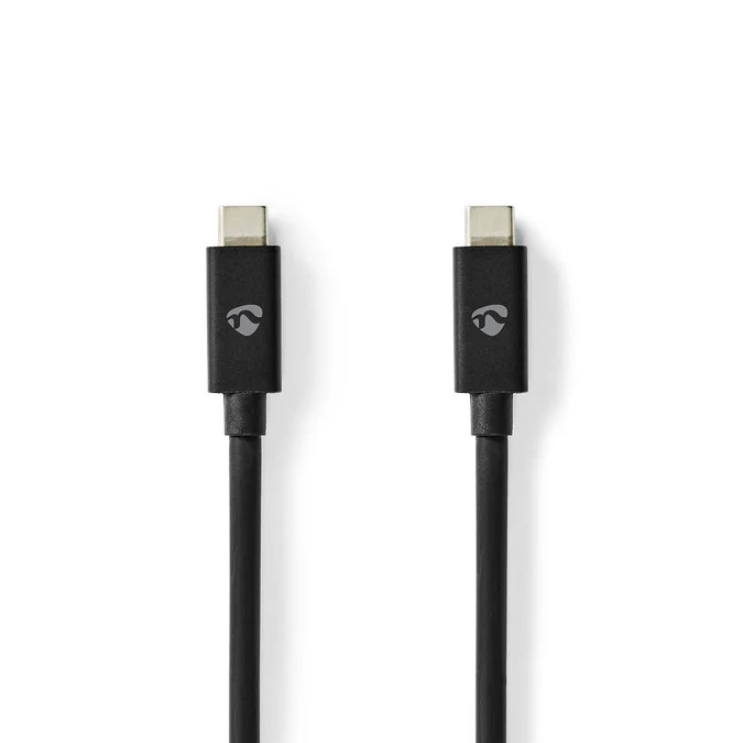 Câble USB-C 4.0 mâle/mâle - 240W - 2m - Noir