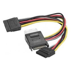 Doubleur d'alimentation Sata vers 1 Molex + 2 Sata#