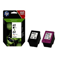 Pack Cartouches Noire + Couleurs N°62 - N9J71AE#