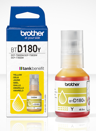 Cartouche d'encre BTD180Y - Jaune