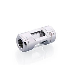 Fitting Tube rigige 14mm  droit argent