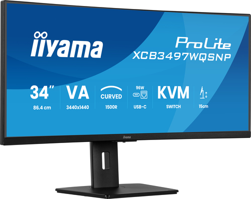 XCB3497WQSNP-B1 34"CURVE/120Hz/VA/0,4ms/USB-C/KVM