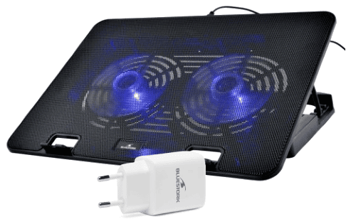 Support ventilé 17" + Chargeur USB-C GaN 20W
