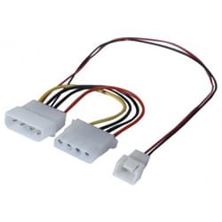 Adaptateur d'alim Molex pour ventilateur 3 broches#