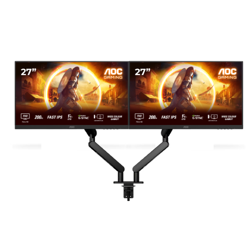 2 x 27" FHD/200Hz/F-IPS/1ms/G-Sync + Bras double