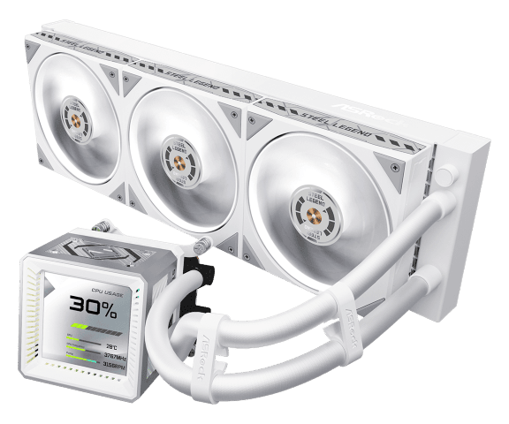 STEEL LEGEND 360 LCD - 360mm - Blanc