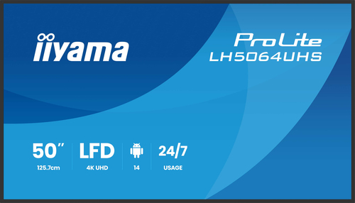 LH5064UHS-B1AG 50" 4K/IPS/6.5ms/Android14/iiShare