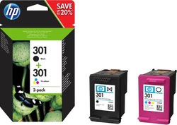 Cartouches 301 Noire+Cyan/Magenta/Jaune N9J72AE#