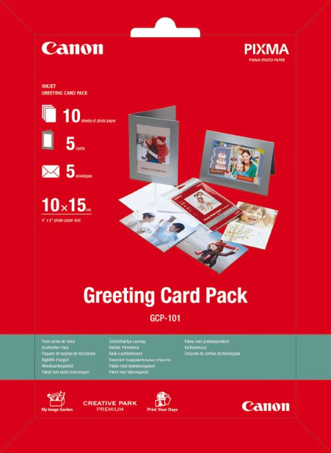 Pack de 10 cartes de vœux 10x15cm GCP-101