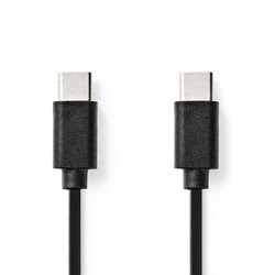 Câble USB-C vers USB-C 60 W - 1m - Noir 