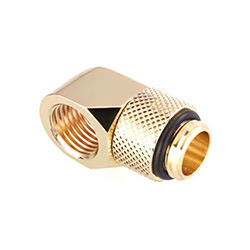 Fitting coudé rotatif 90° or - 14mm