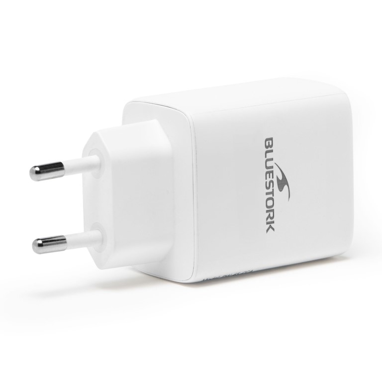 Chargeur USB-C/USB-A 3 ports - 65W - Blanc