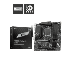 PRO B760M-A WIFI - B760/LGA1700/DDR5/mATX-Seconde Vie-Etat Satisfaisant