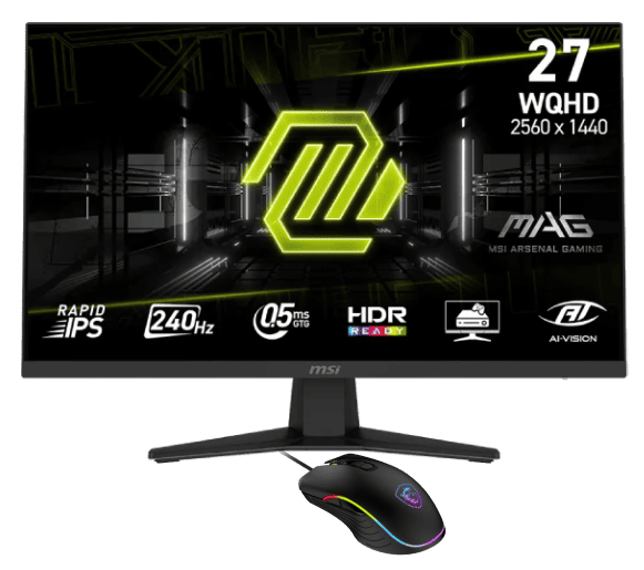 MAG 27" QHD/240Hz + Souris Forge GM300