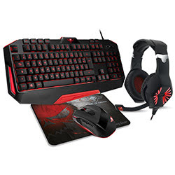PRO-MKH3 -4 en 1 (Clavier/Souris/Tapis/Casque) 