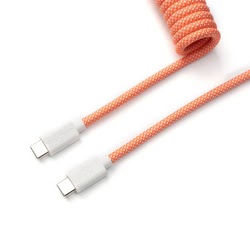 Cable Coiled Aviator - USB C - Rose Orange  