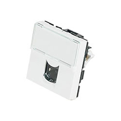 Plastron Mosaic 45x45 RJ45 Cat.6 