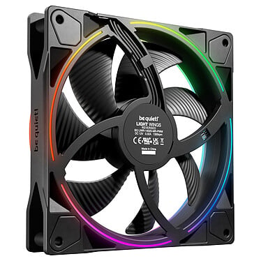 Light Wings 140mm PWM Reverse - Noir