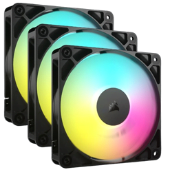 RS120 ARGB Triple Pack - Noir