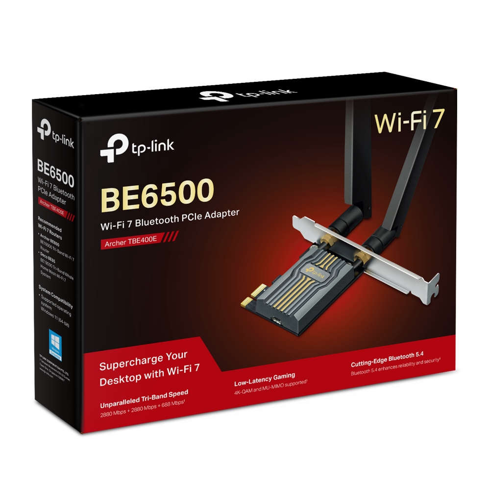 Archer TBE400E - Wifi 7 BE6500 / Bluetooth 5.4