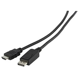 DisplayPort Male vers HDMI Male - 1m80#