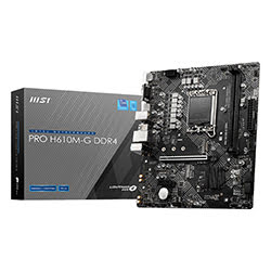 PRO H610M-G DDR4 - H610/LGA1700/DDR4/mATX
