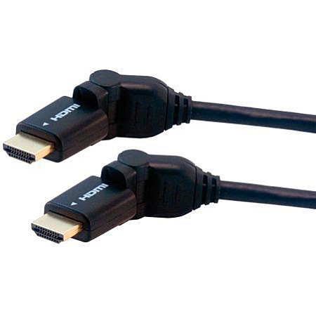 Câble HDMI orientable haute vitesse 3D avec Ethern