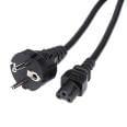 Câble Alimentation 220V en trèfle - CEE7 / C5 noir