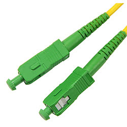 Cordon fibre optique simplex SC APC/APC 5,0m 