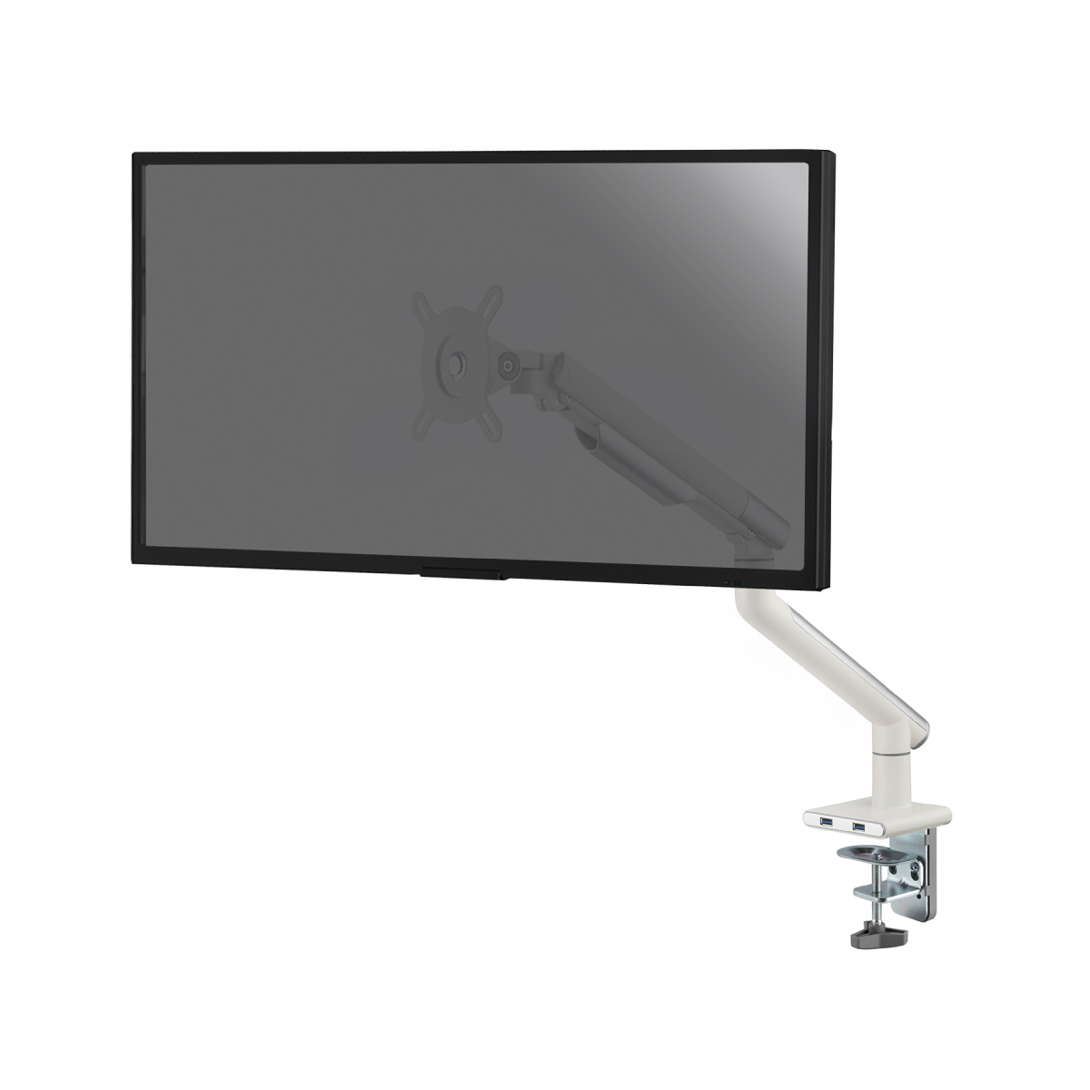 Support de bureau Full Motion écran 17"- 32" Blanc