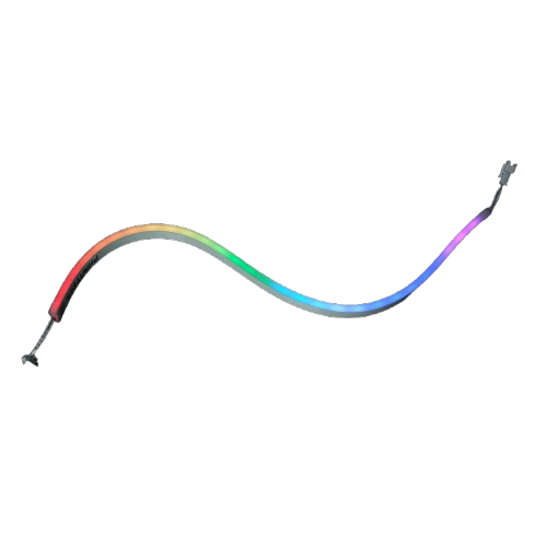 Neon Digital WHITE RGB LED-Strip Set 2 x 0.40m 